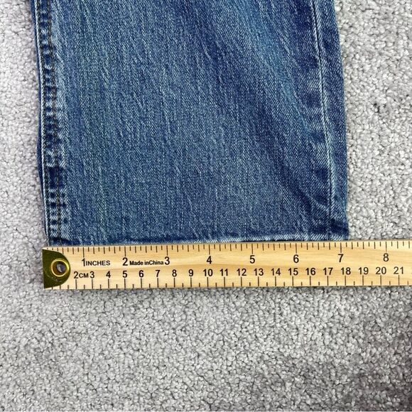 J. Crew Factory Jeans Women's 26 Blue Crop Flare High Rise Button Fly AW389 - Picture 10 of 11